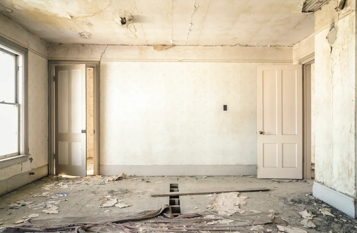 Waste disposal crew managing a cleanout project in Santa Teresa